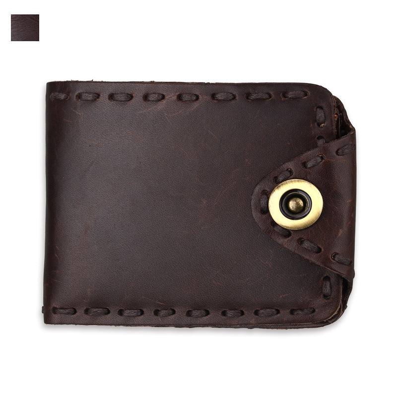 Vintage Men's Long Cowhide Wallet