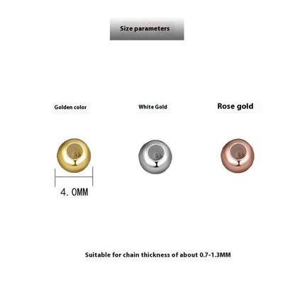 S925 Sterling Silver Adjustable Silicone Ball Plunger Beads