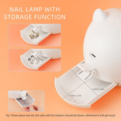 Leak-Proof LED Nail Phototherapy Lamp