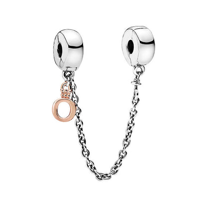 DIY Mouse Head Diamond Alloy Beads Bracelet