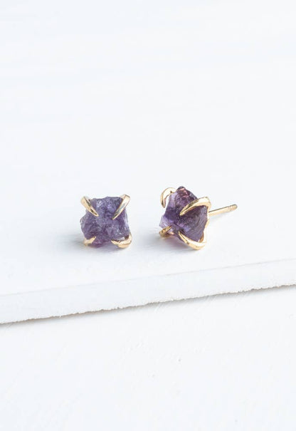 Shine Earrings in Amethyst