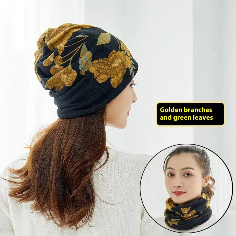 Cold-proof Warm Changeable Scarf Pullover Twist Hat