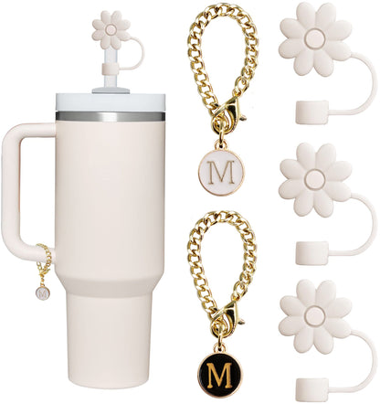 Tumbler Letter Handle Charms - 5PCS