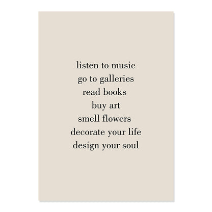 Abstract Matisse Body Line Floral Bohemian Poster Canvas Painting