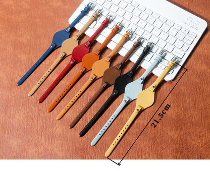 Genuine Leather Cowhide Lady Tray Watch Band