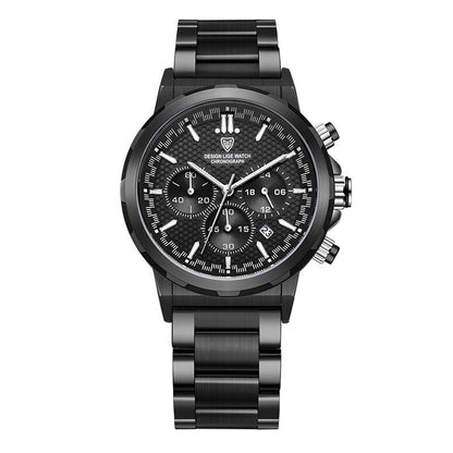 Classic Multifunction Steel Watch