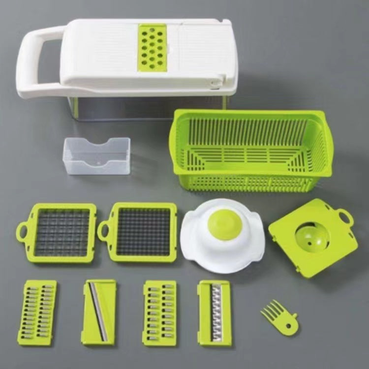 12-in-1 Manual Vegetable Chopper and Slicer