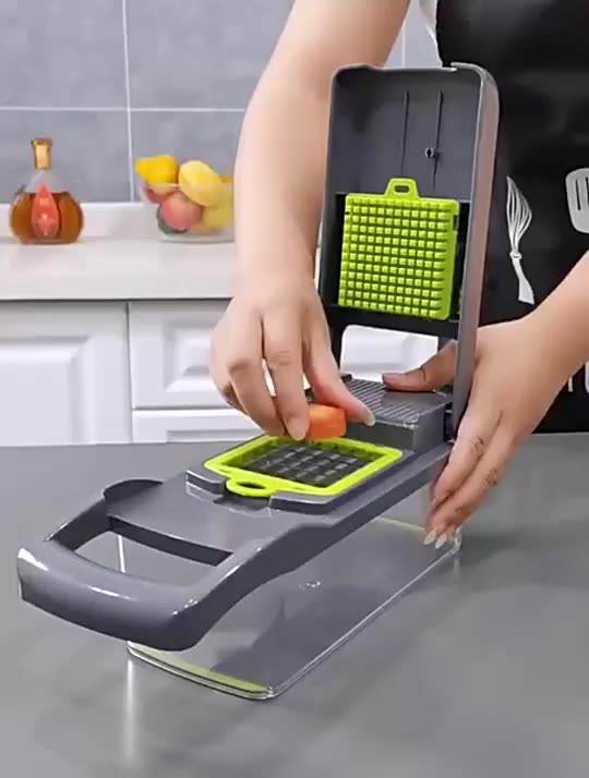 12-in-1 Manual Vegetable Chopper and Slicer