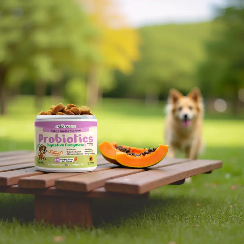 Dog Probiotics Digestive Enzymes - 120 Soft Chews