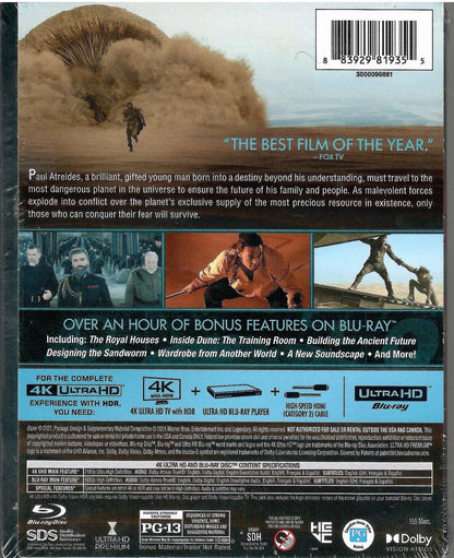 Dune - Limited Edition Glow In The Dark Steelbook (4K Ultra HD + Blu-ray)