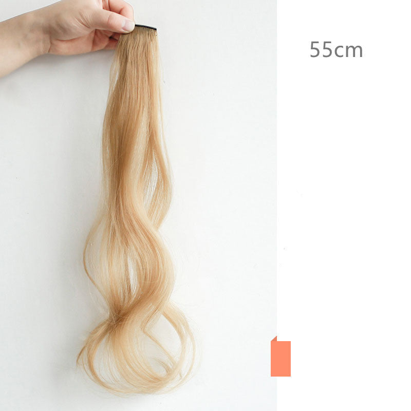 Gradient Invisible Curly Short Wig