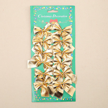 Christmas Tree Bow Ornament Decor