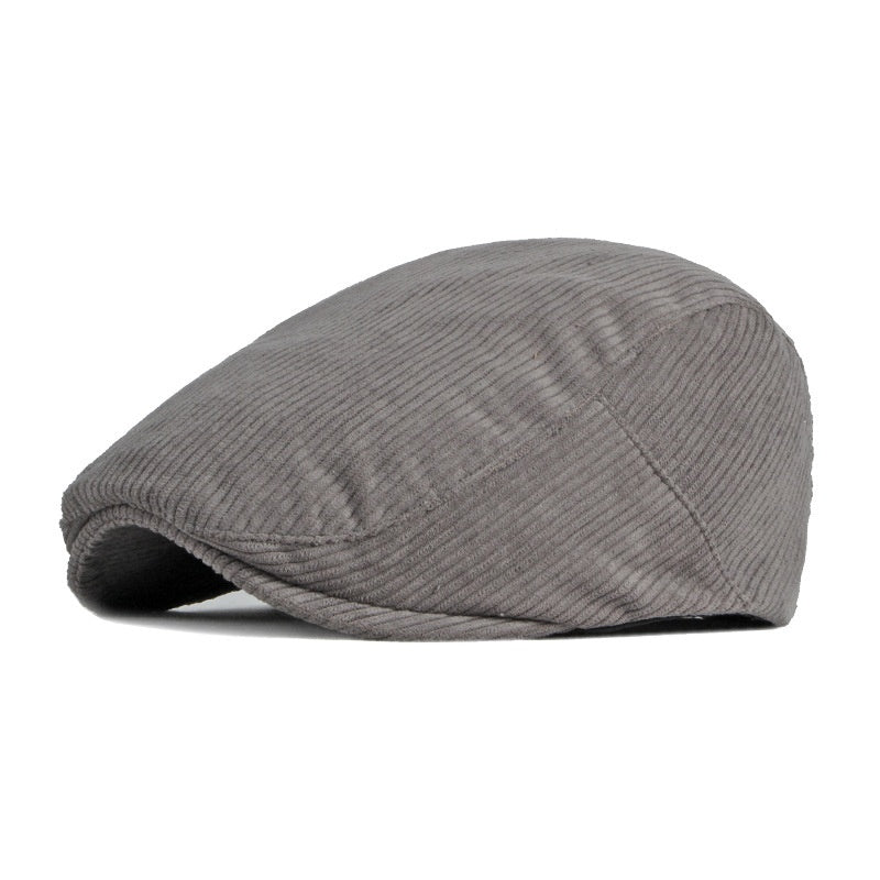 Corduroy British Retro Forward Beret Children