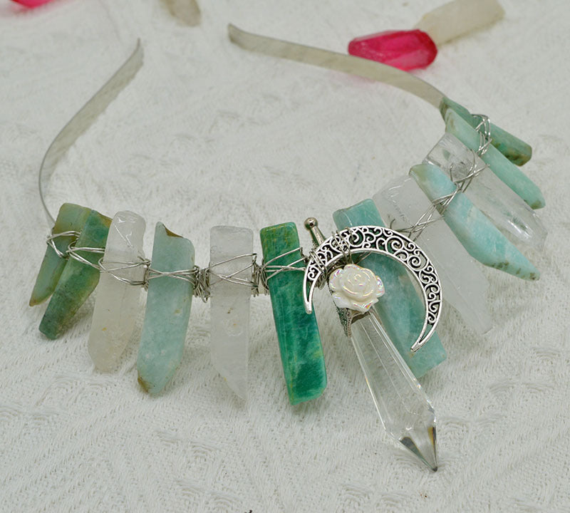 Handmade Crystal Crown Hair Accessories