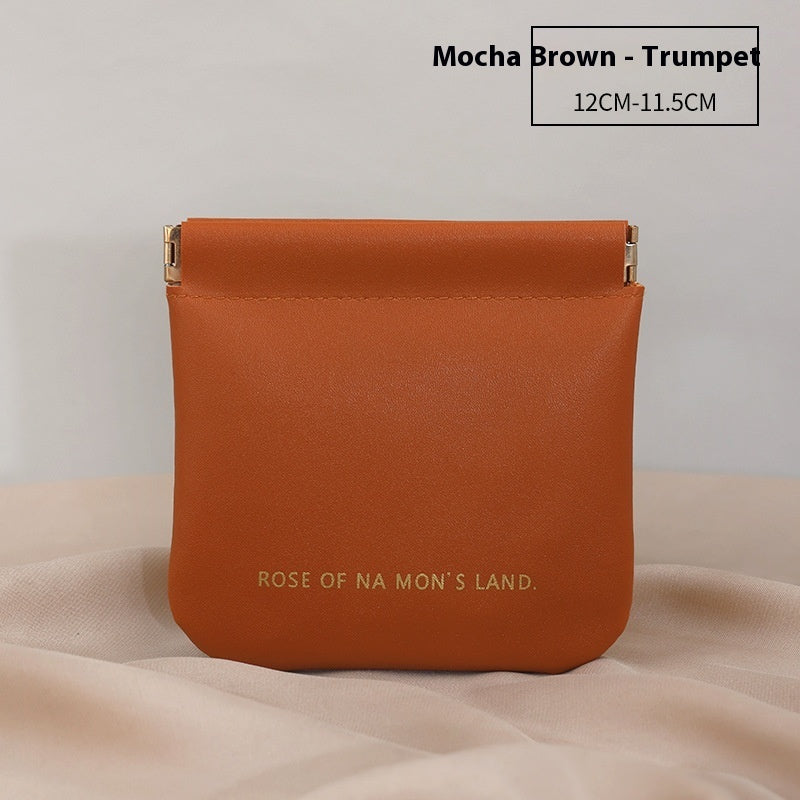 New Camellia Classic Hand-held Cosmetic Bag