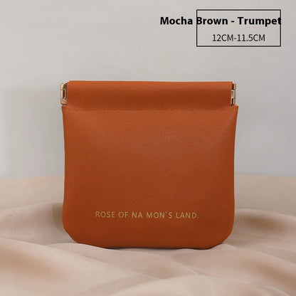 New Camellia Classic Hand-held Cosmetic Bag