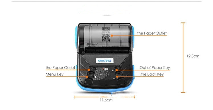 Bluetooth Thermal 80mm Handheld Bill Printer