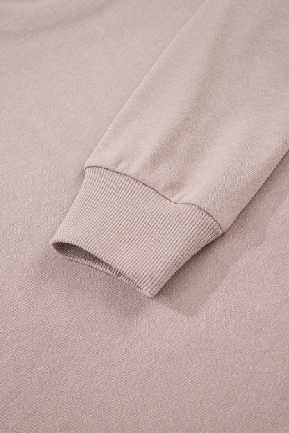 GOBBLE Thanksgiving Raw Hem Sweatshirt