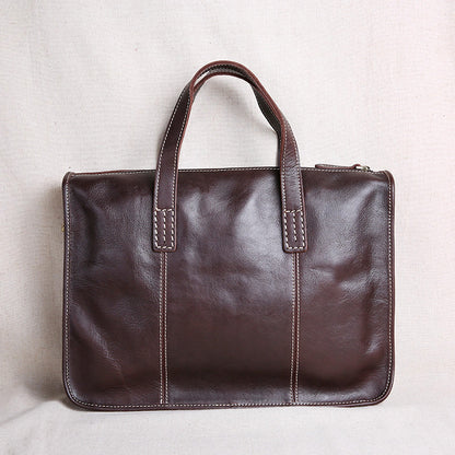 Vintage Leather Business Briefcase