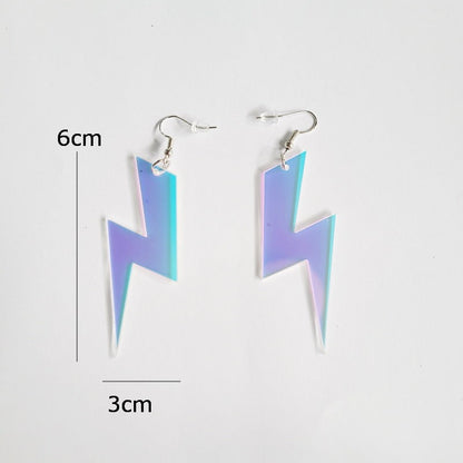 Color-Changing Acrylic Hollow Stud Earrings