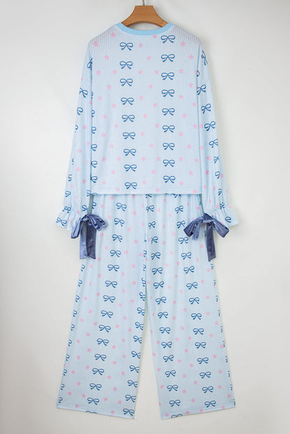 Stripe Bow and Star Lounge Set