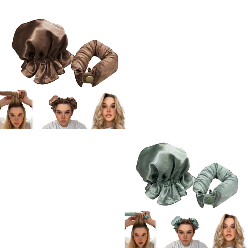 Heatless Cloth-Covered Curling Rod