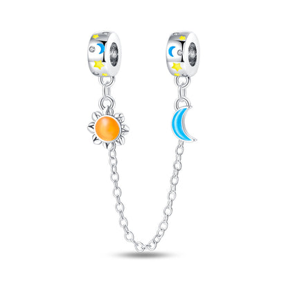 Sun Moon Glowing Safety Chain Bracelet