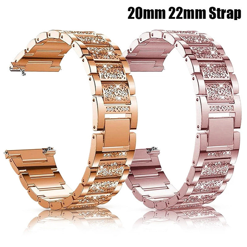 Metal Steel Diamond Strap for Active 2 Watch