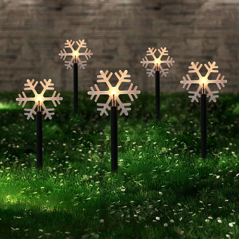 Christmas Snowflake Garden Lights Decor