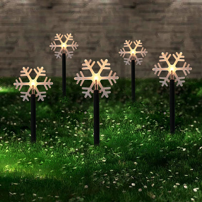 Christmas Snowflake Garden Lights Decor