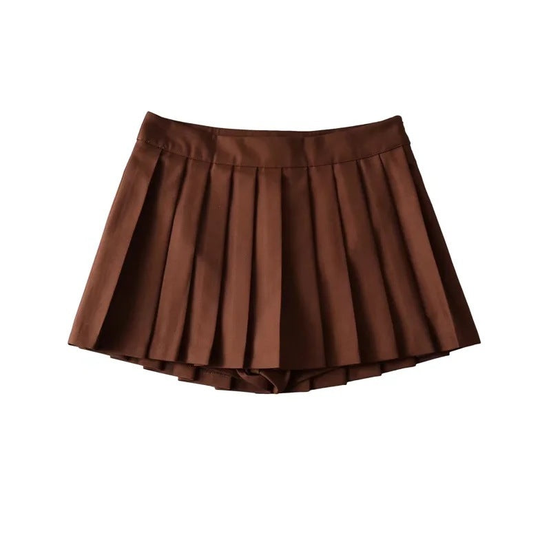 High Waist A-Line Skirt