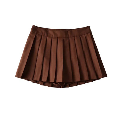 High Waist A-Line Skirt