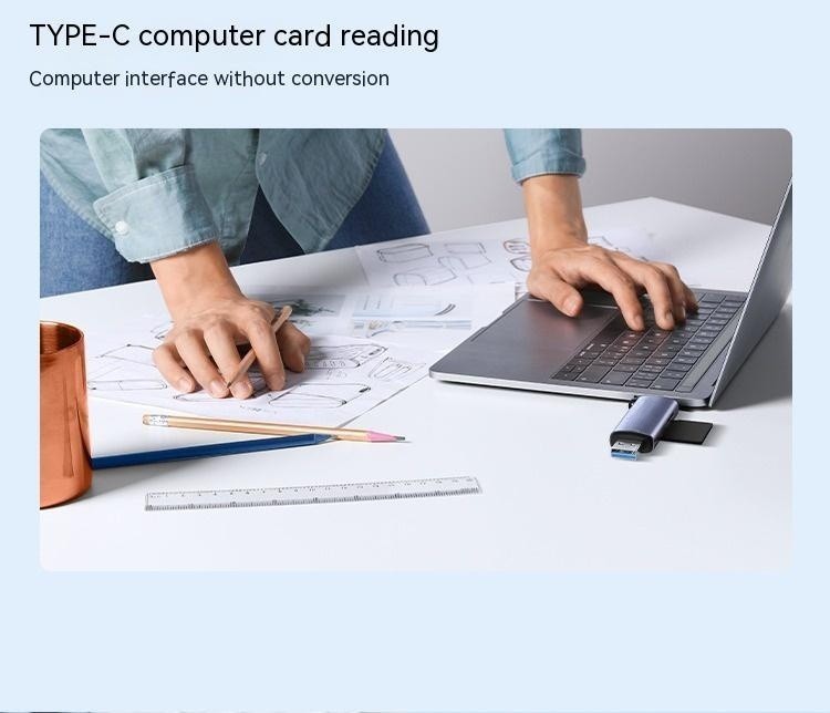 Multi-Function TF to Type-C Memory Card Reader