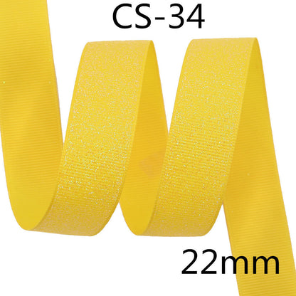 Glitter Silk Ribbon for Gift Wrapping