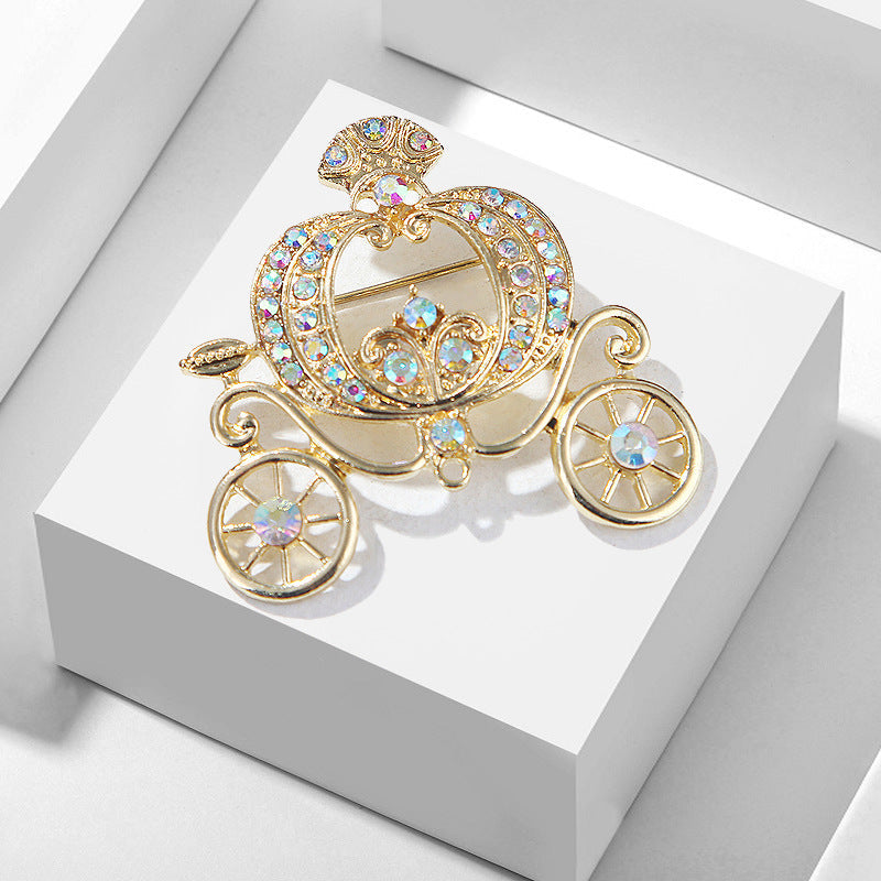 Lanhao Gray Pumpkin Car Brooch