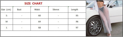 European And American See-through Fashion Skirt