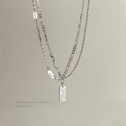 Double Layer Stacked Necklace