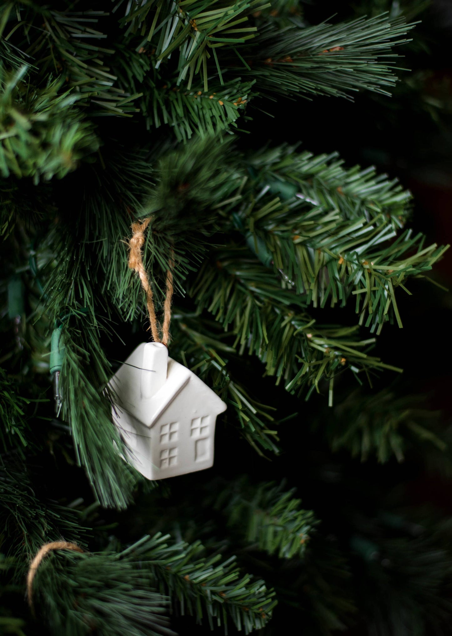 Handmade Porcelain Christmas Ornaments: Hot Air Ballon