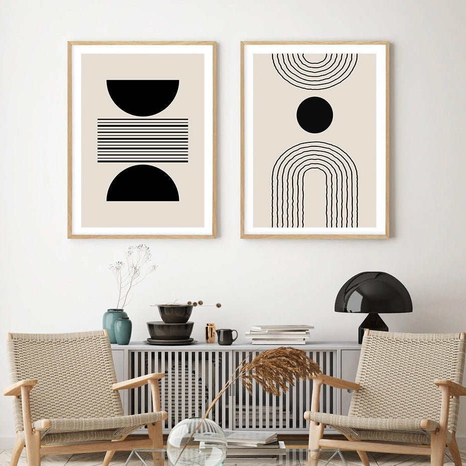 Abstract Matisse Body Line Floral Bohemian Poster Canvas Painting