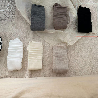 Colorful String Mesh Hollow Mid-Calf Socks