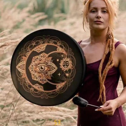 Handmade Shaman Drum - Tree of Life Design