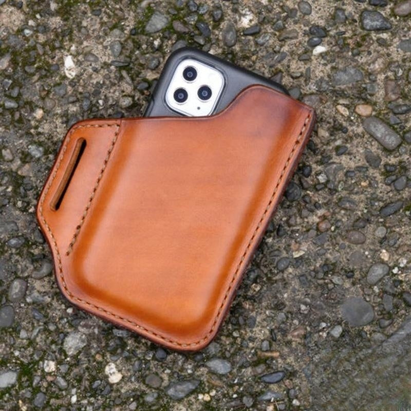 Leather Waist Tool and Mobile Phone Bag