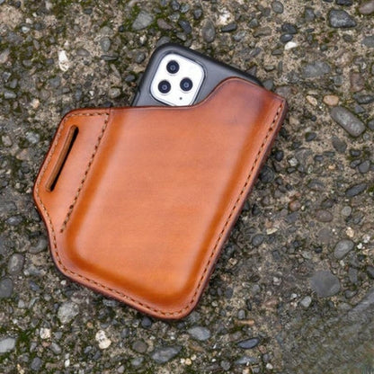 Leather Waist Tool and Mobile Phone Bag