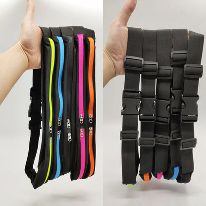 Double Pocket Sports Waist Bag