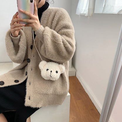 Cute Shoulder Bear Messenger Bag