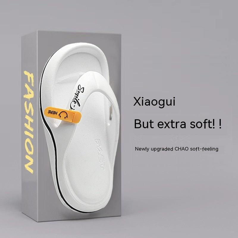 Men's Casual Flip Flops: Outer Wear, All-matching Beach Slippers