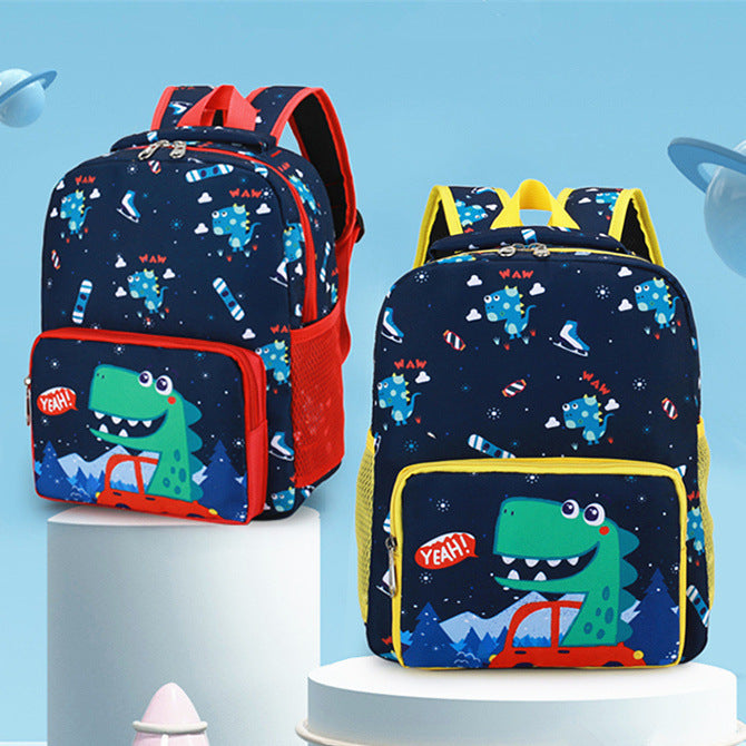 Cute Dinosaur Kindergarten Cartoon Backpack for Boys and Girls