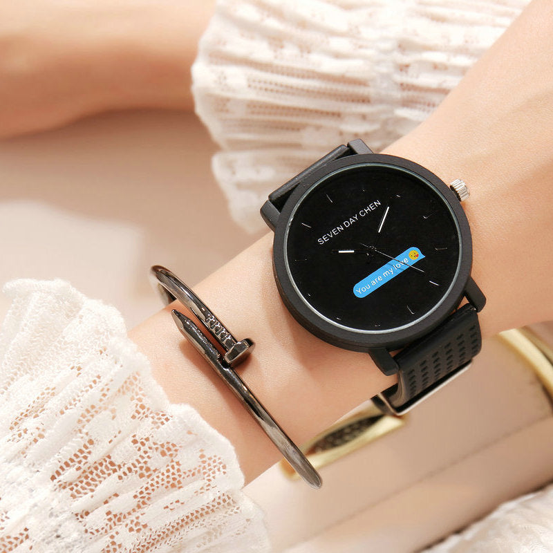 Creative Men's And Women's Retro Casual Black And White