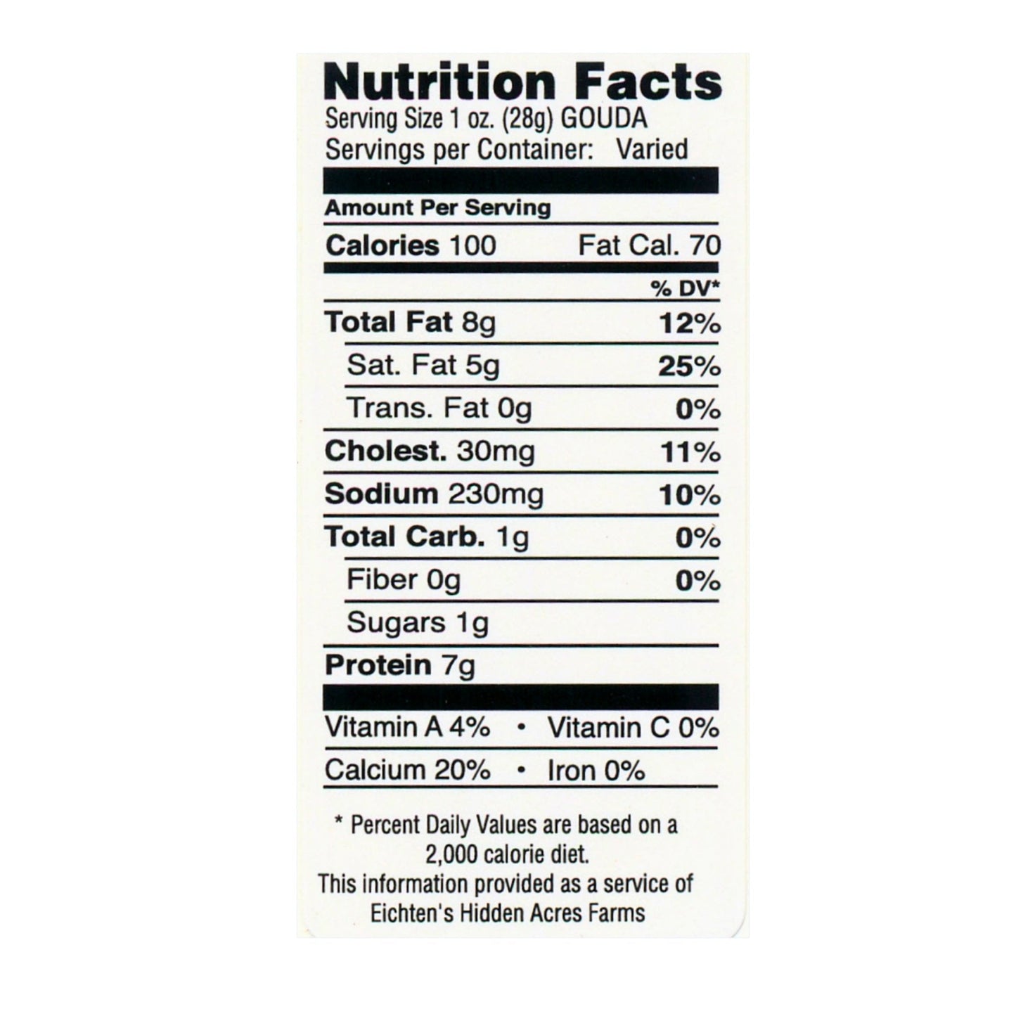 Eichtens Habanero Pepper Gouda Cheese