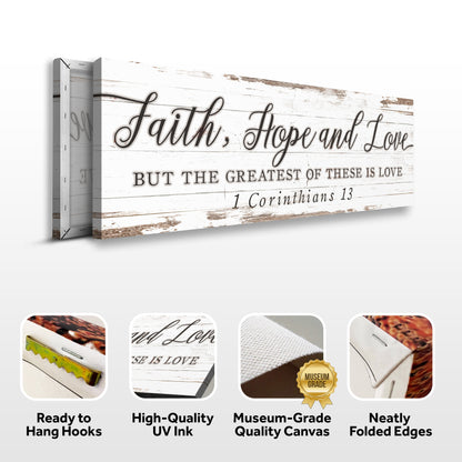 Faith Hope And Love 1 Corinthians 13 Faith Sign III